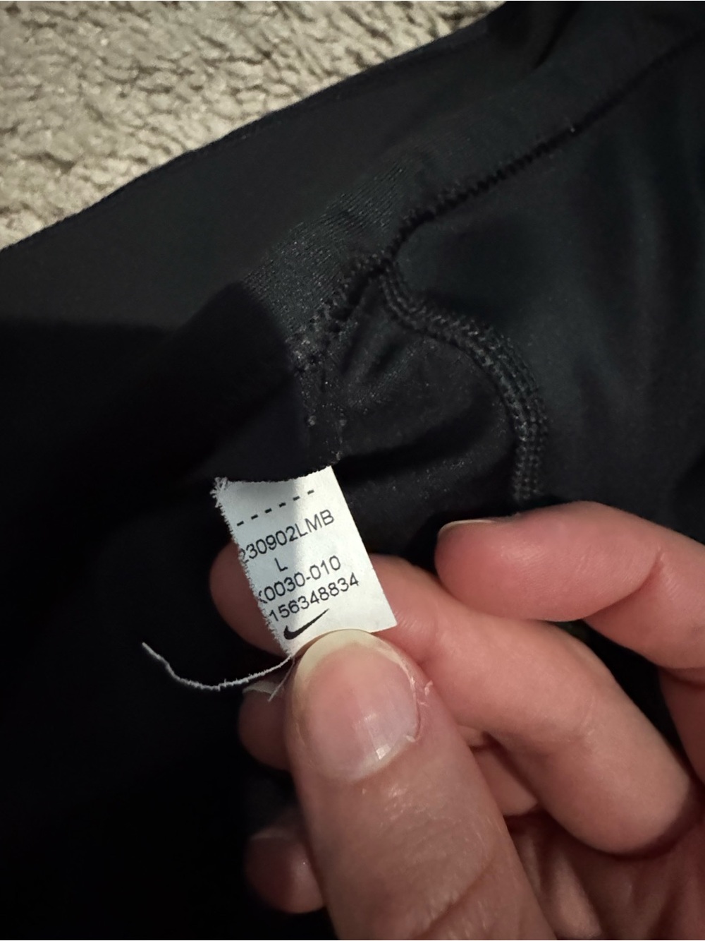 Nike Dri Fit Black Racerback Tank - Picture 5 of 6